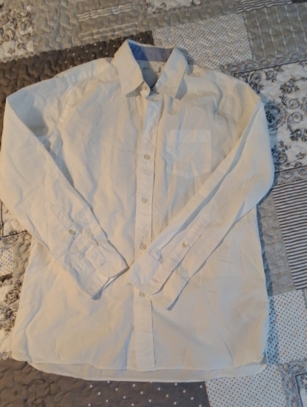 Crewkids White Youth Button-Up Dress Shirt
